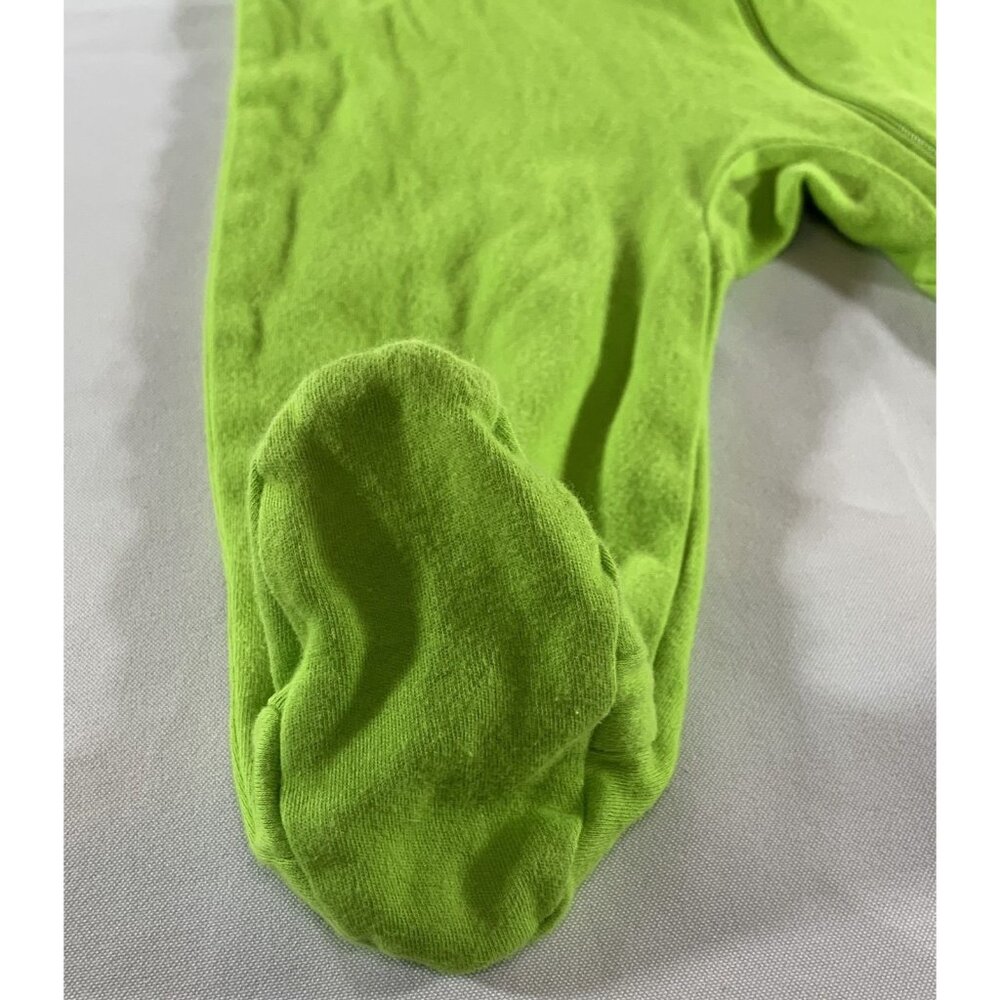 Garanimals Baby 6-9M Frankenstein Sleep Play Bodysuit 2 pc Set Halloween Green - Picture 8 of 16